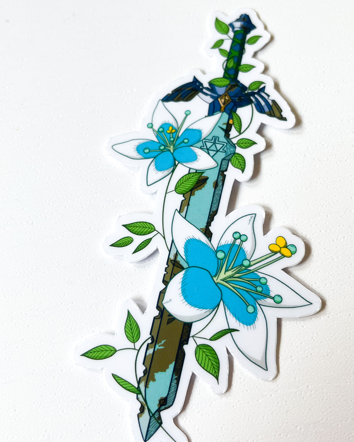 Hero's Sword Waterproof Die Cut Sticker