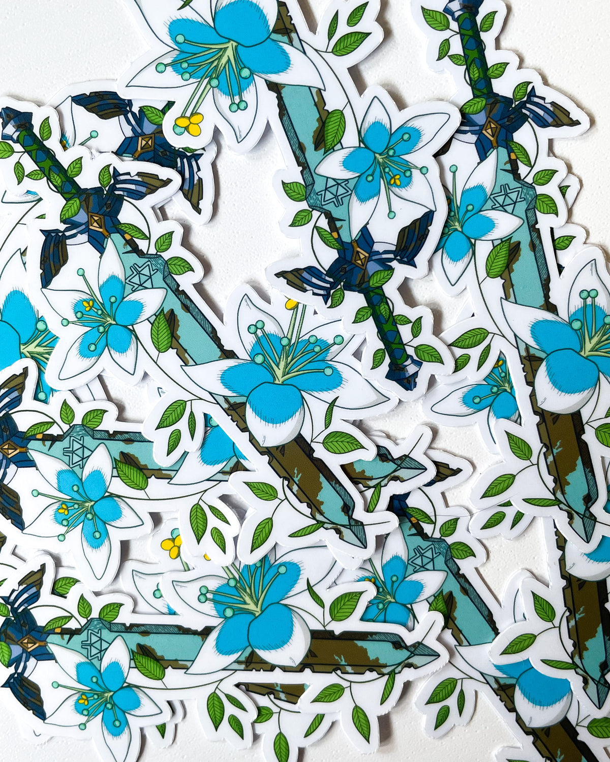 Hero's Sword Waterproof Die Cut Sticker