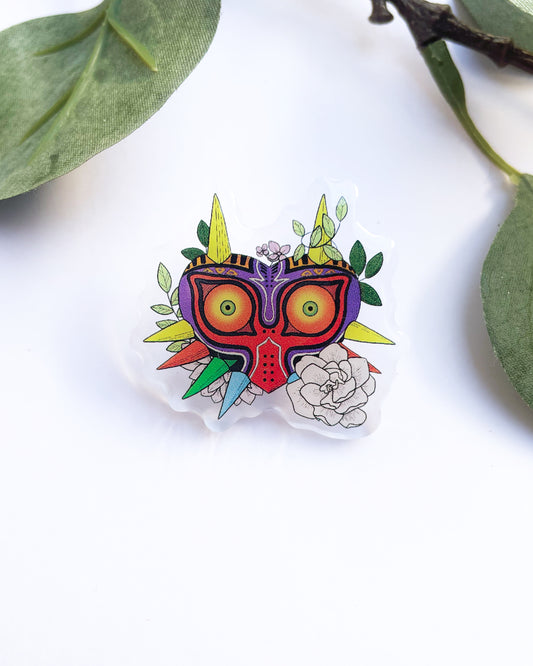 Pin Akrilik Topeng Bulan Jatuh