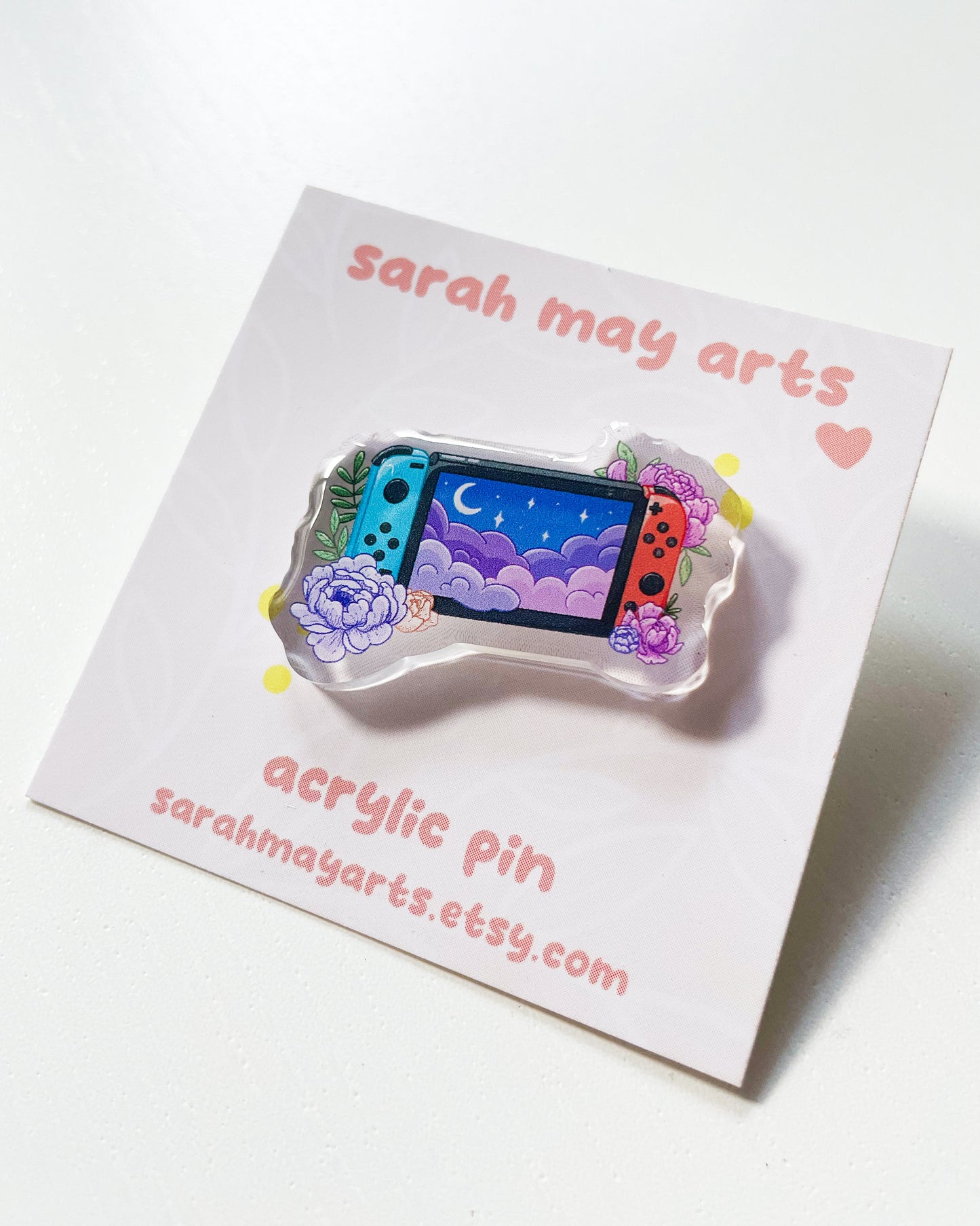 Handheld Console Acrylic Pin