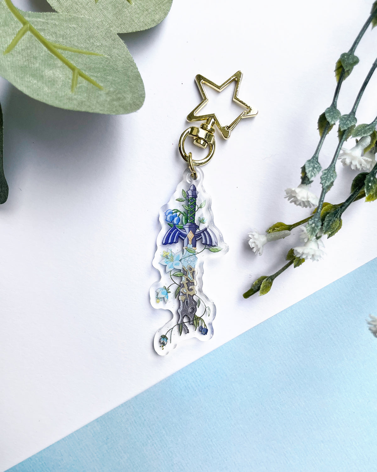 Decayed Hero's Sword Keychain