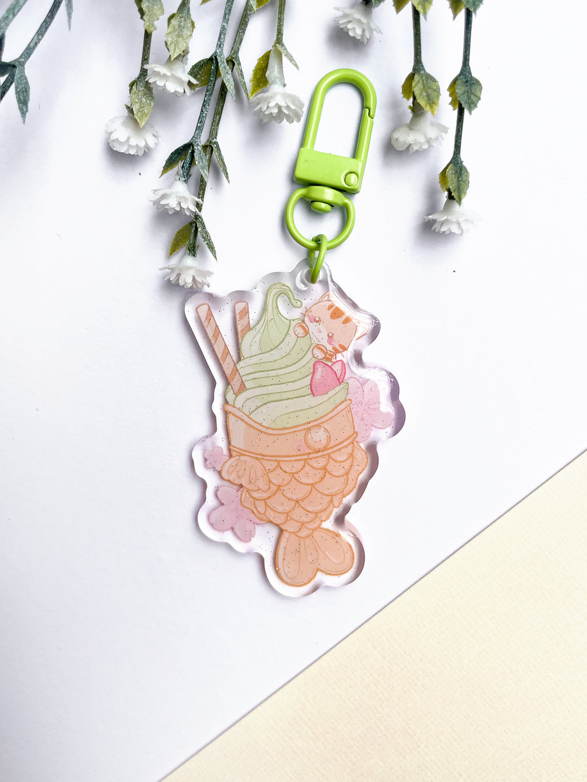 Rantai Kunci Taiyaki