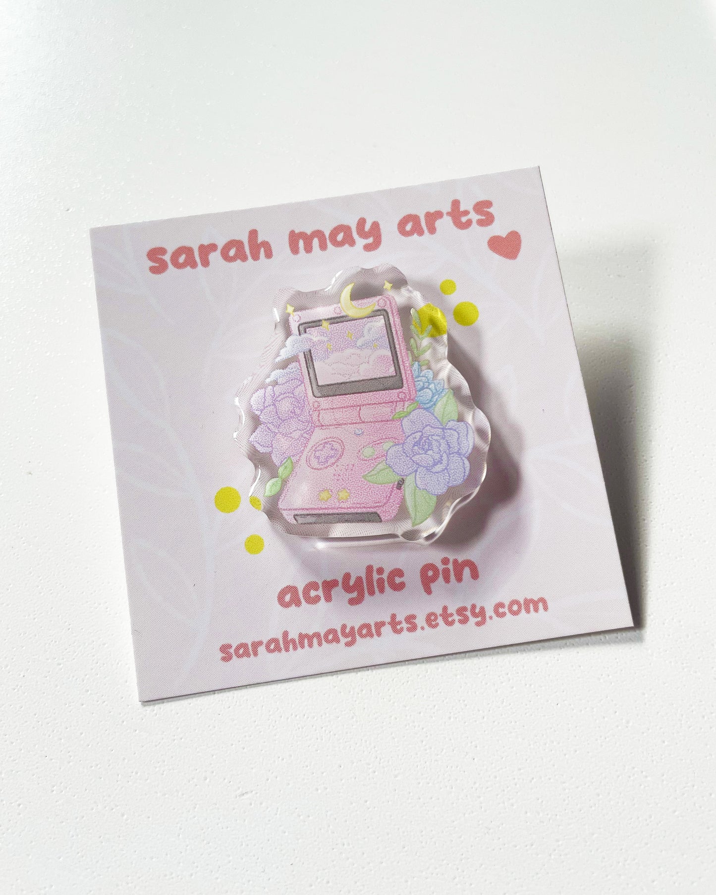 Game Girl SP Acrylic Pin
