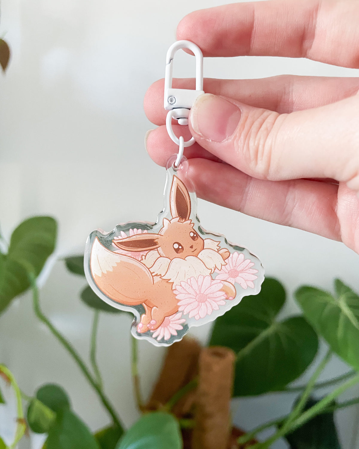 Evolving Fox Keychain