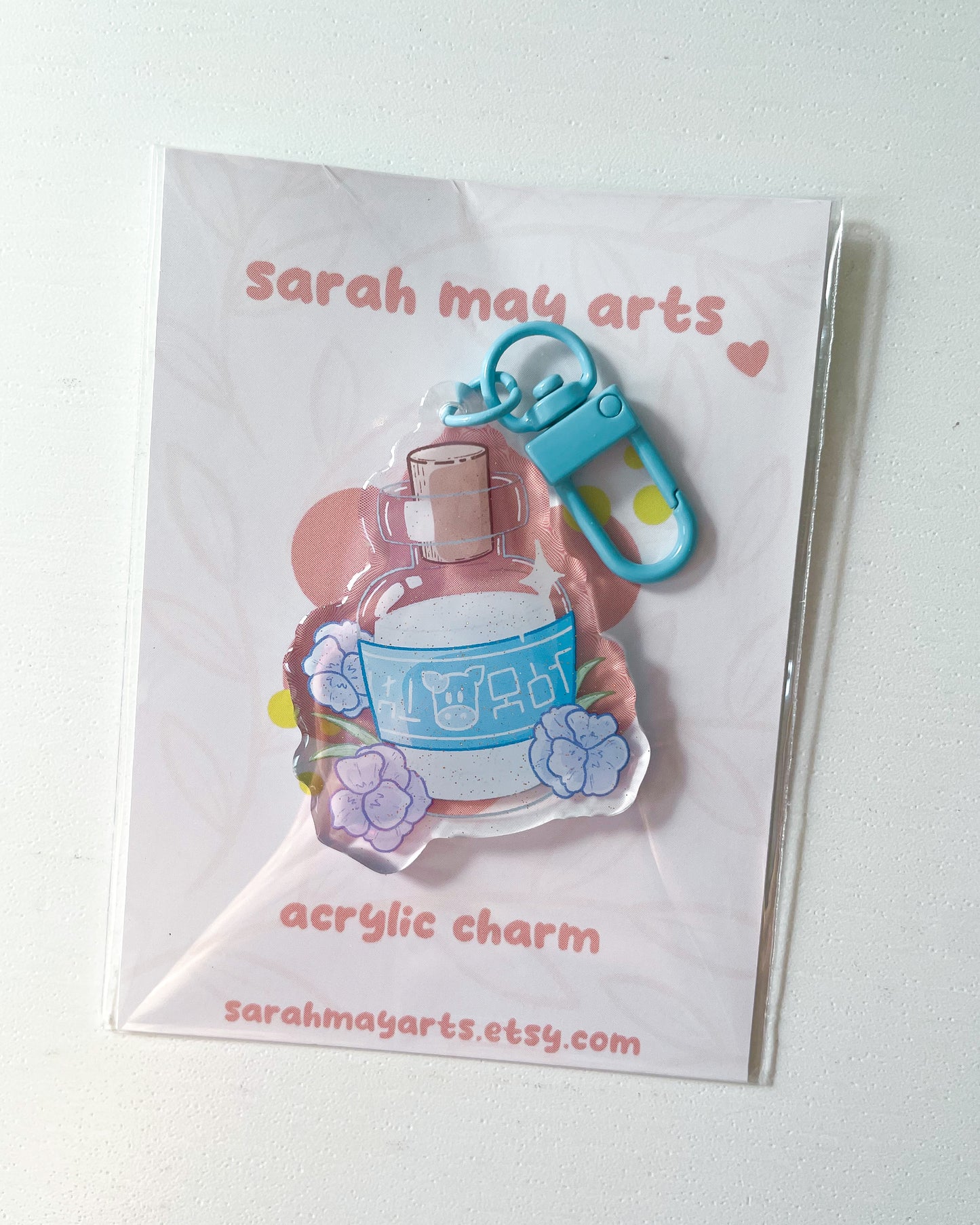 Milk Bottle Keychain