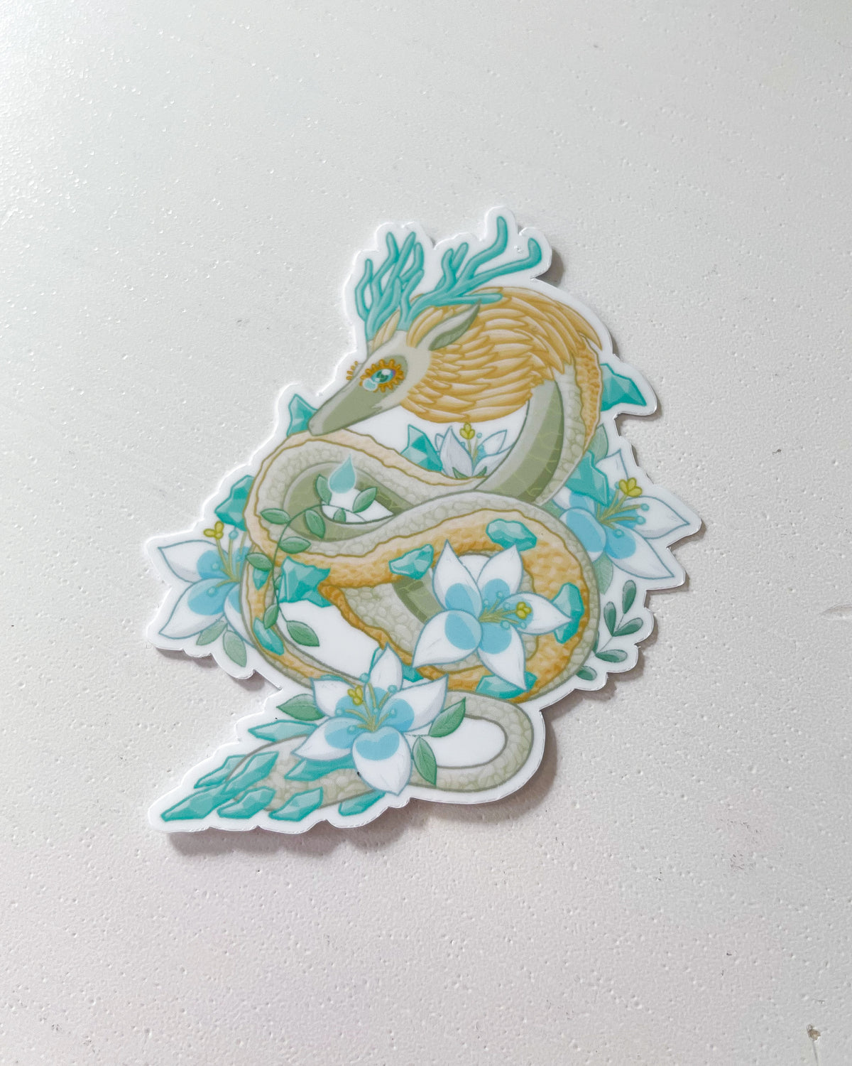 Tearful Dragon Waterproof Die Cut Sticker