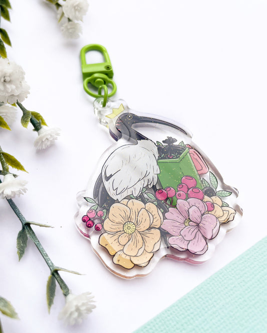 Bin Chicken / Australian Ibis Keychain