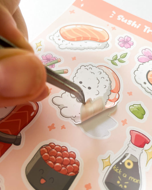 Helaian Pelekat Kereta Api Sushi