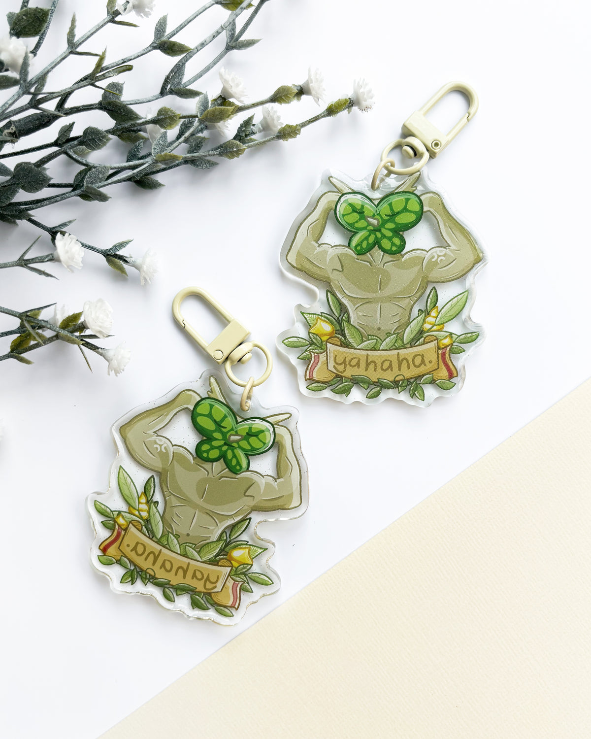 Buff Forest Spirit Keychain