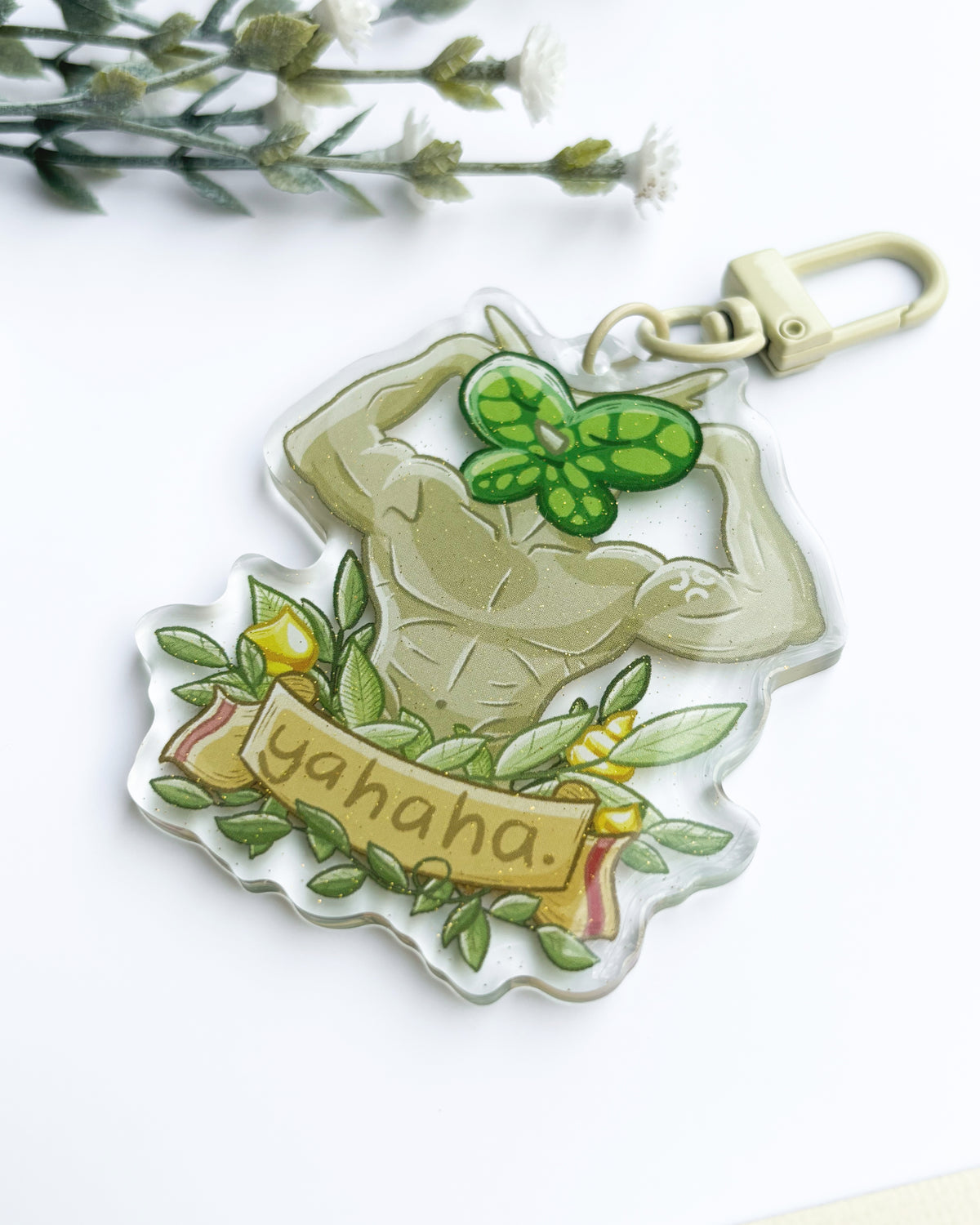 Buff Forest Spirit Keychain