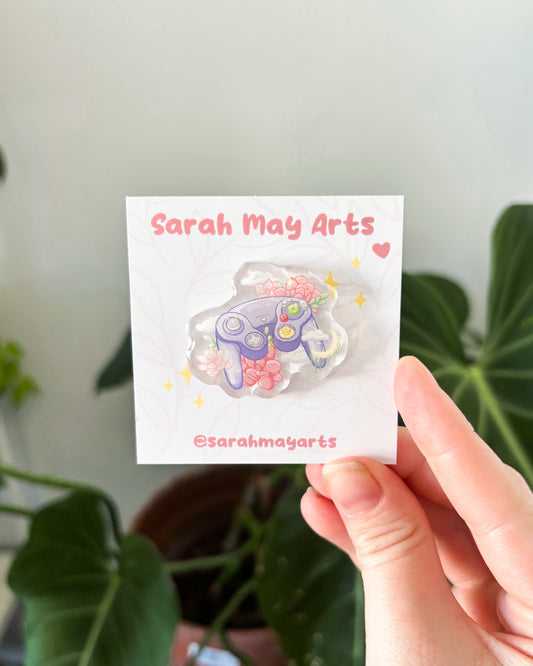 Cube Controller Acrylic Pin