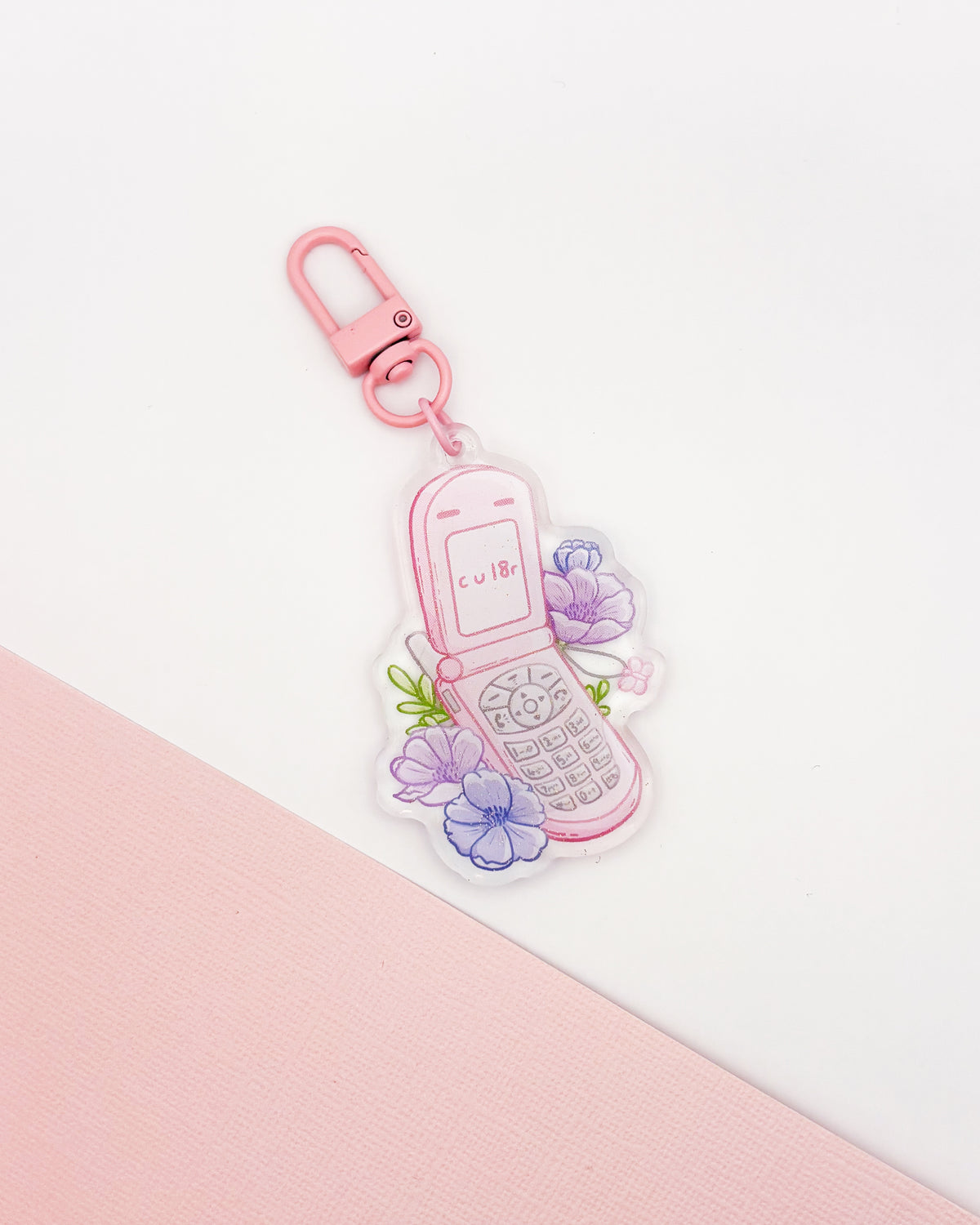 Rantai Kunci Telefon Flip