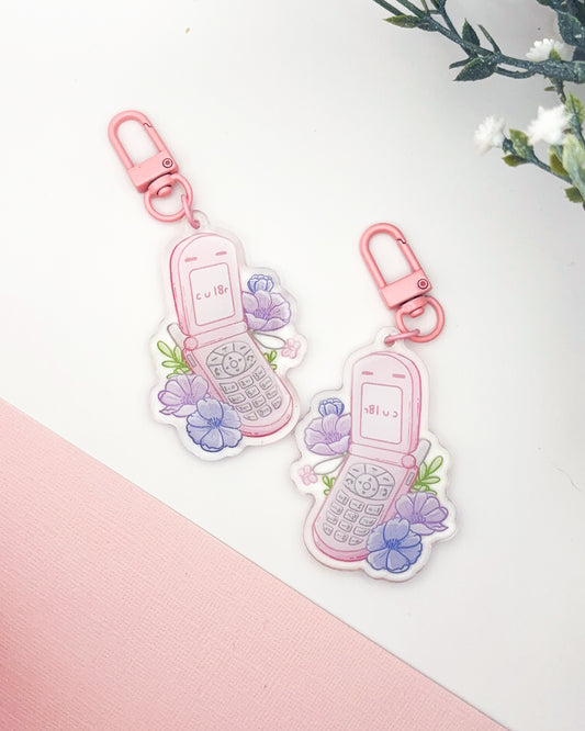 Flip Phone Keychain