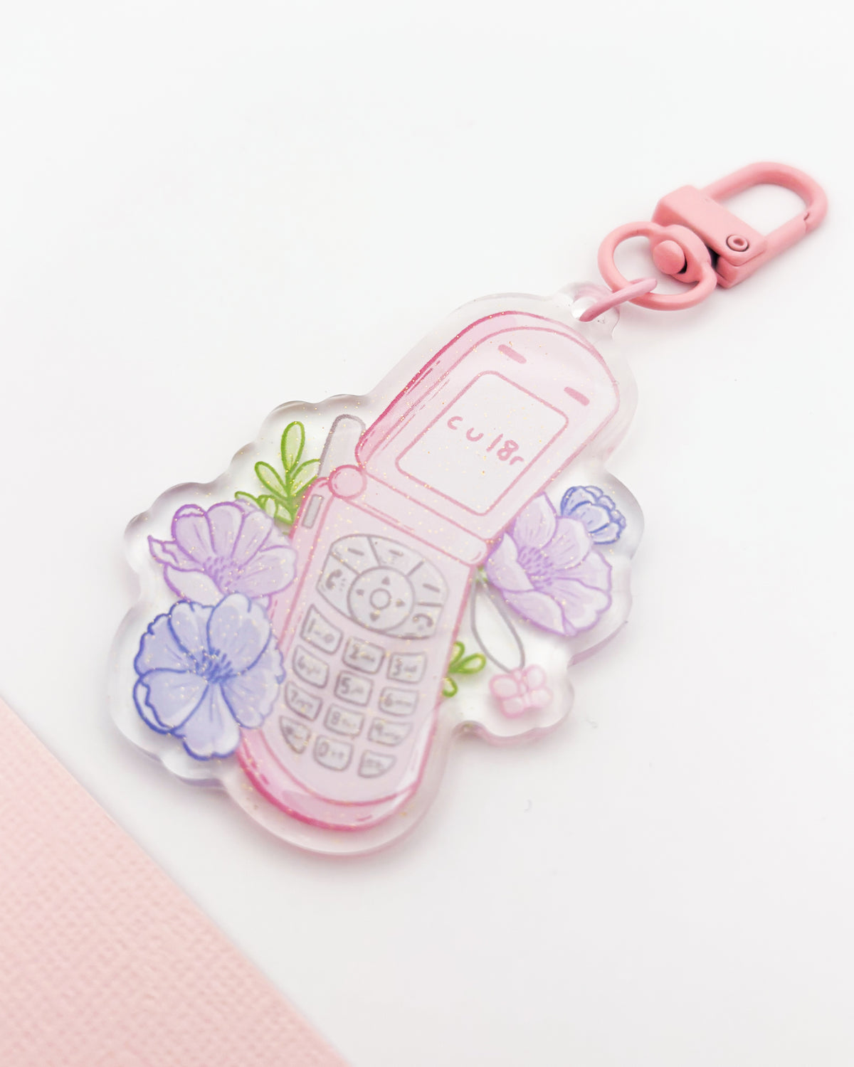 Rantai Kunci Telefon Flip
