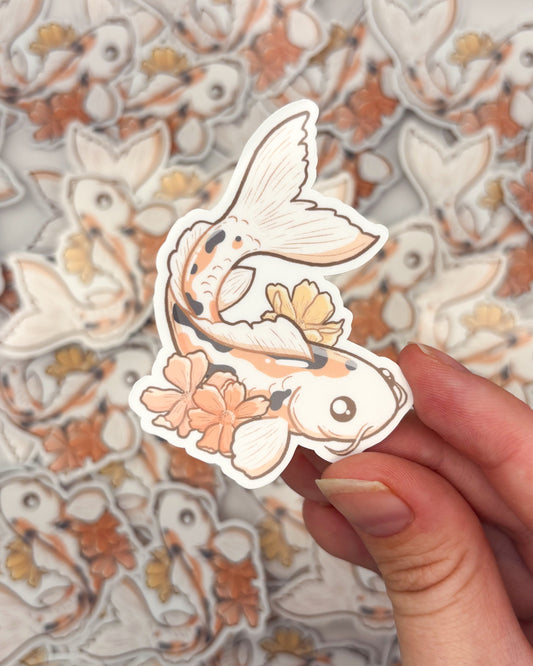 Pelekat Potongan Mati Kalis Air Koi