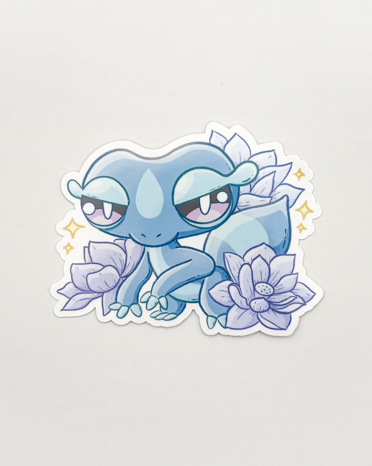 Water Gecko Waterproof Die Cut Sticker