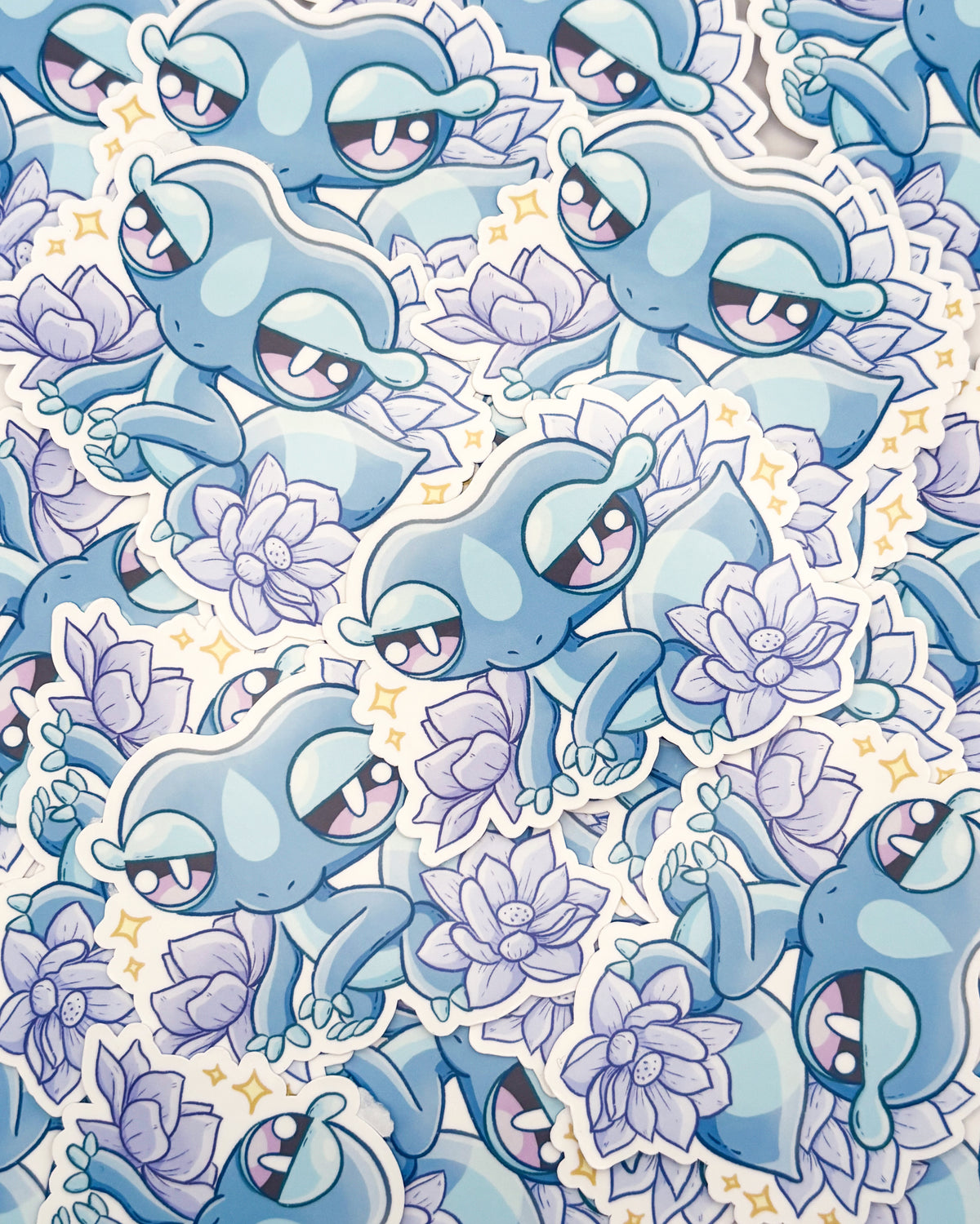 Water Gecko Waterproof Die Cut Sticker