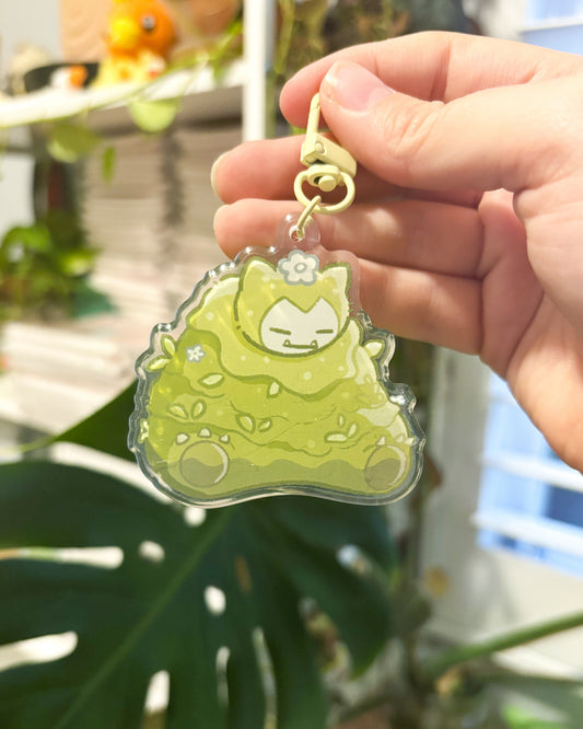 Moss Bear Keychain