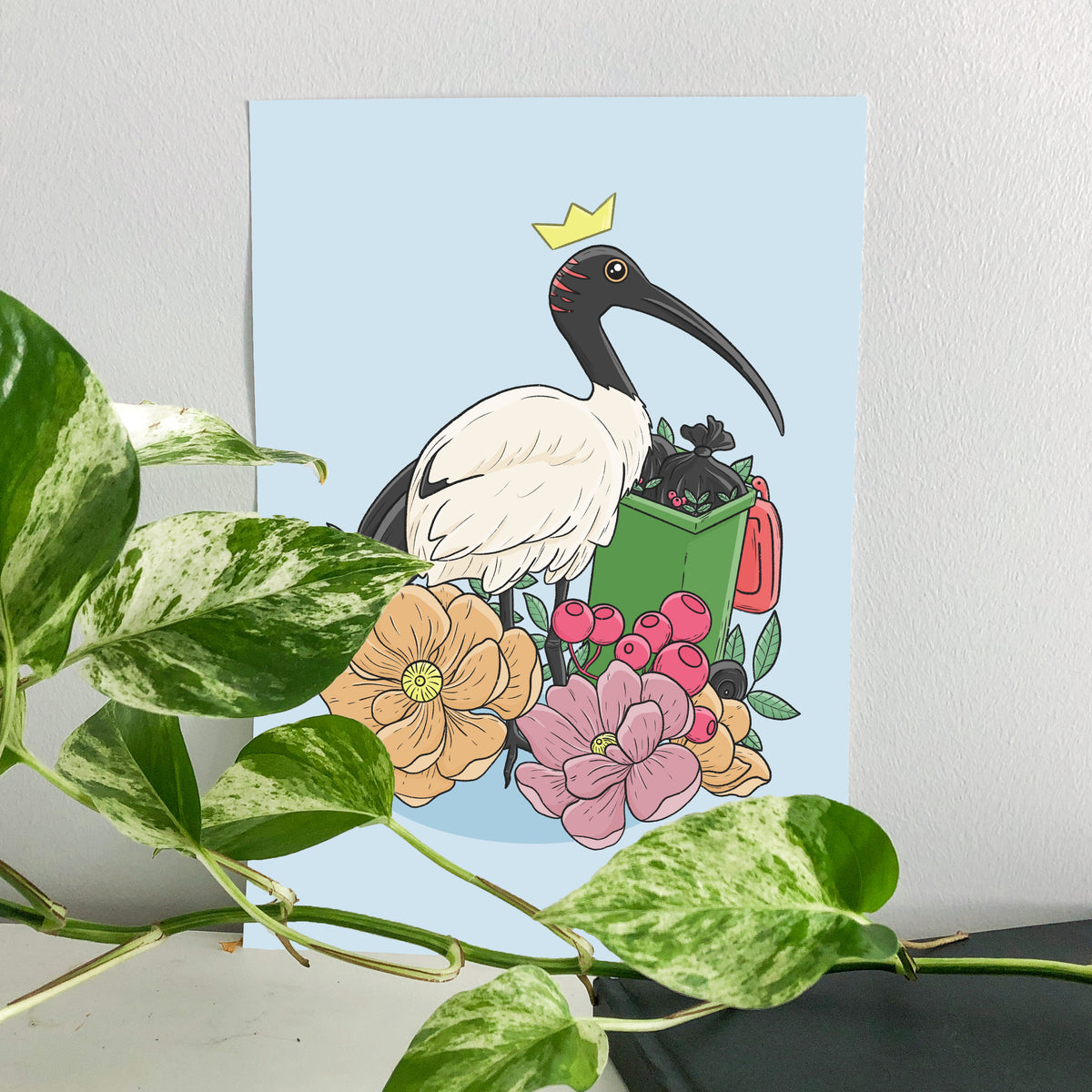 Bin Chicken / Australian Ibis Print