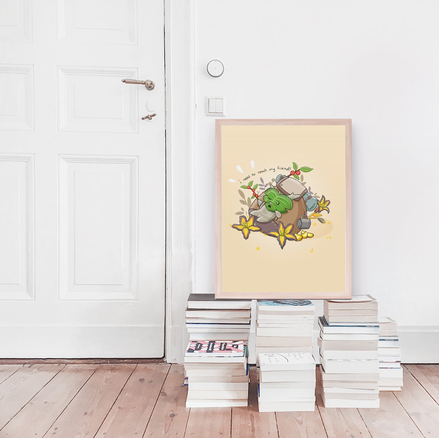 Backpacking Forest Spirit Print