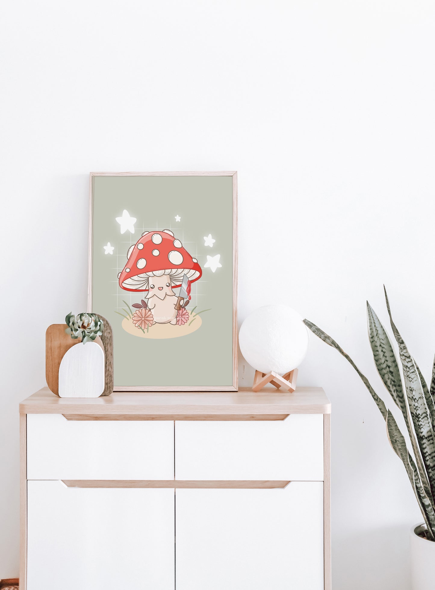 Mushroom Knife Print