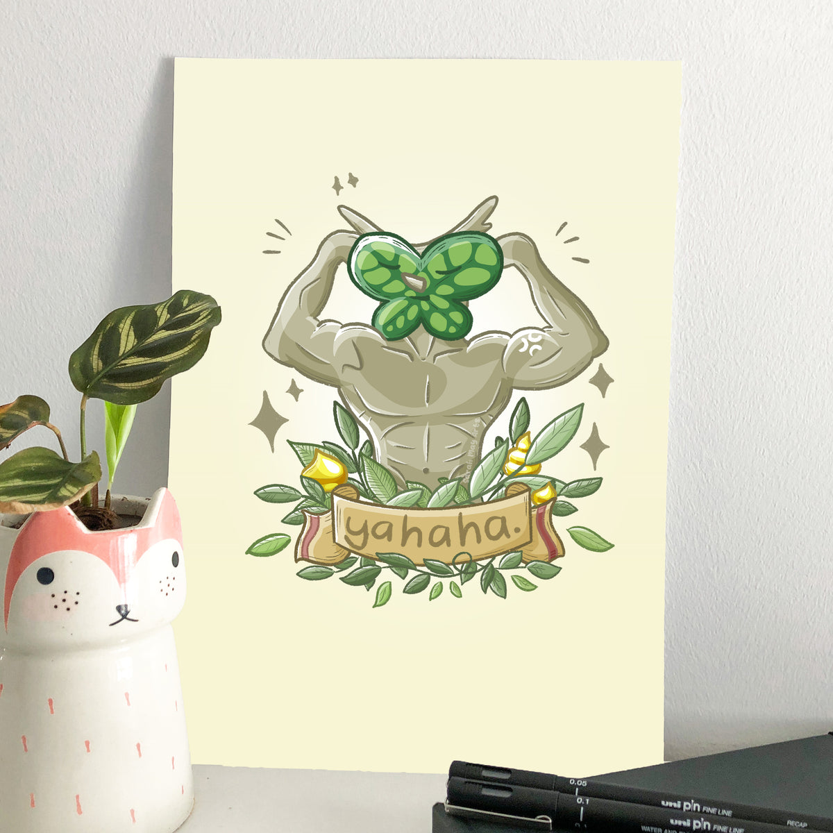 Buff Forest Spirit Art Print