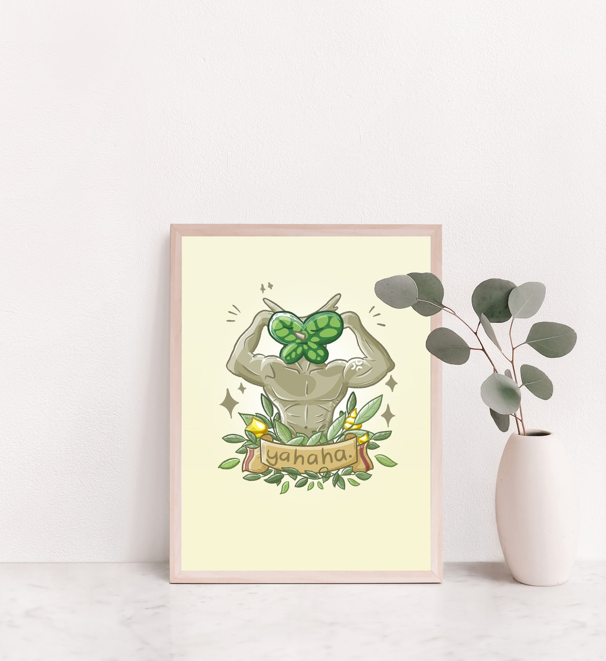Buff Forest Spirit Art Print