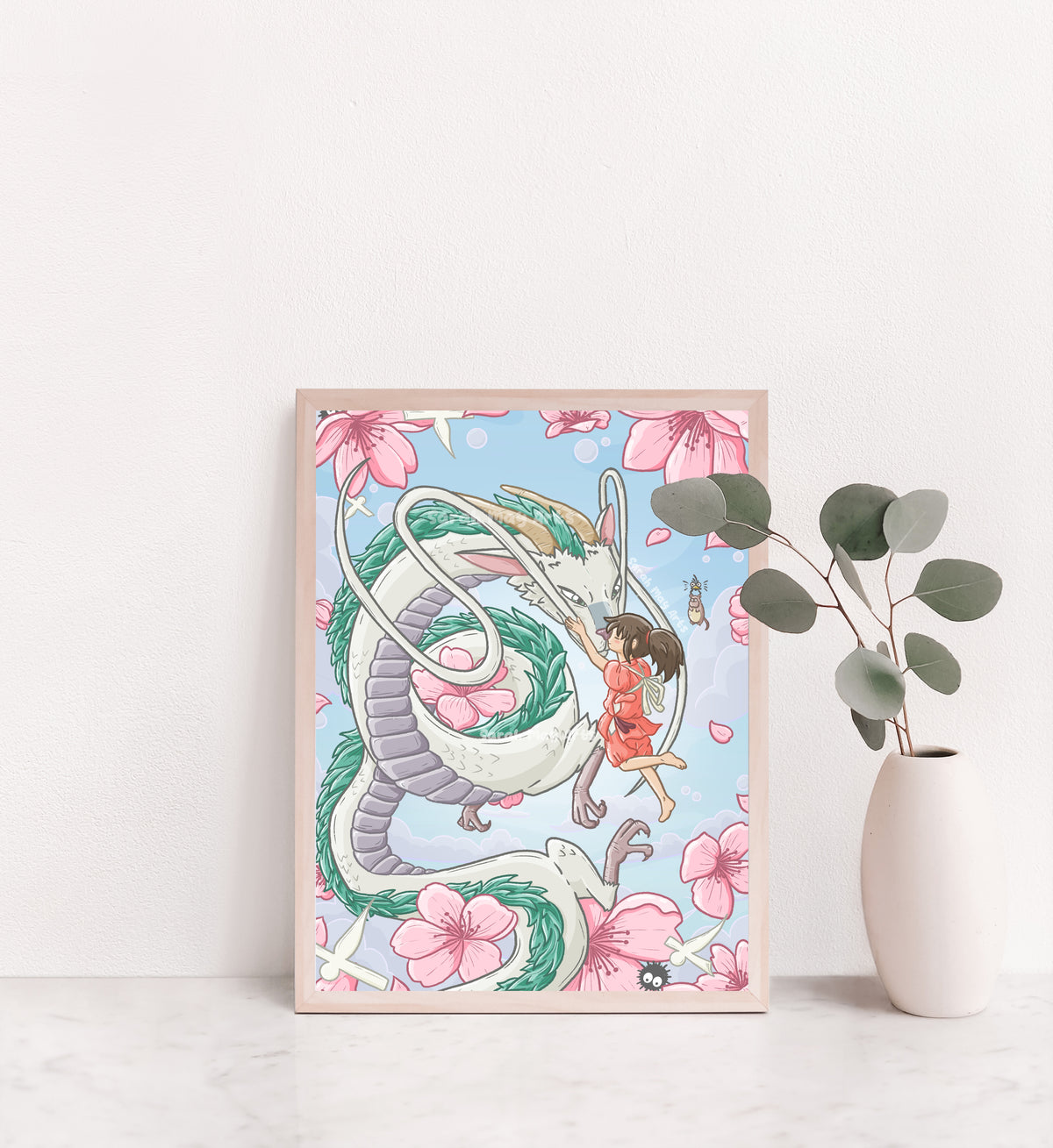 Cetakan Naga Semangat Sakura