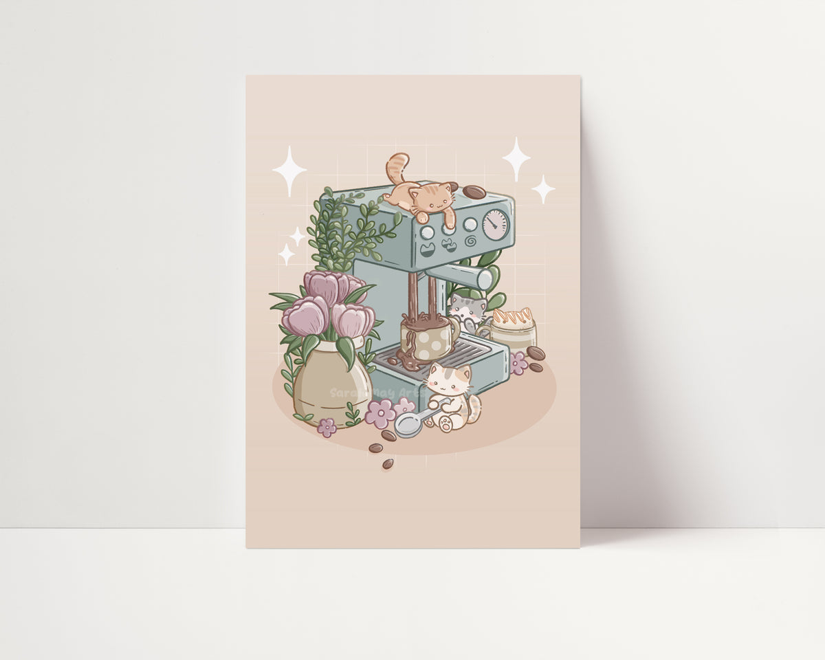 Cat Cafe Print