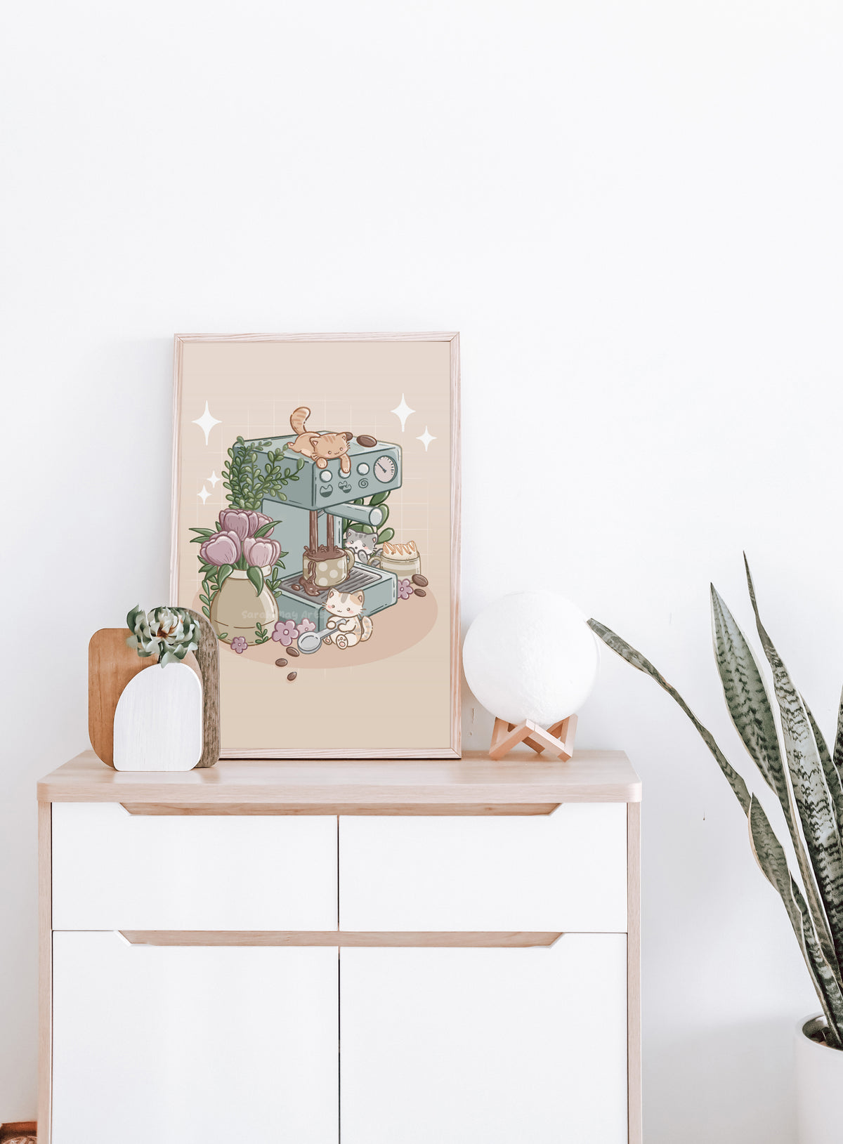 Cat Cafe Print
