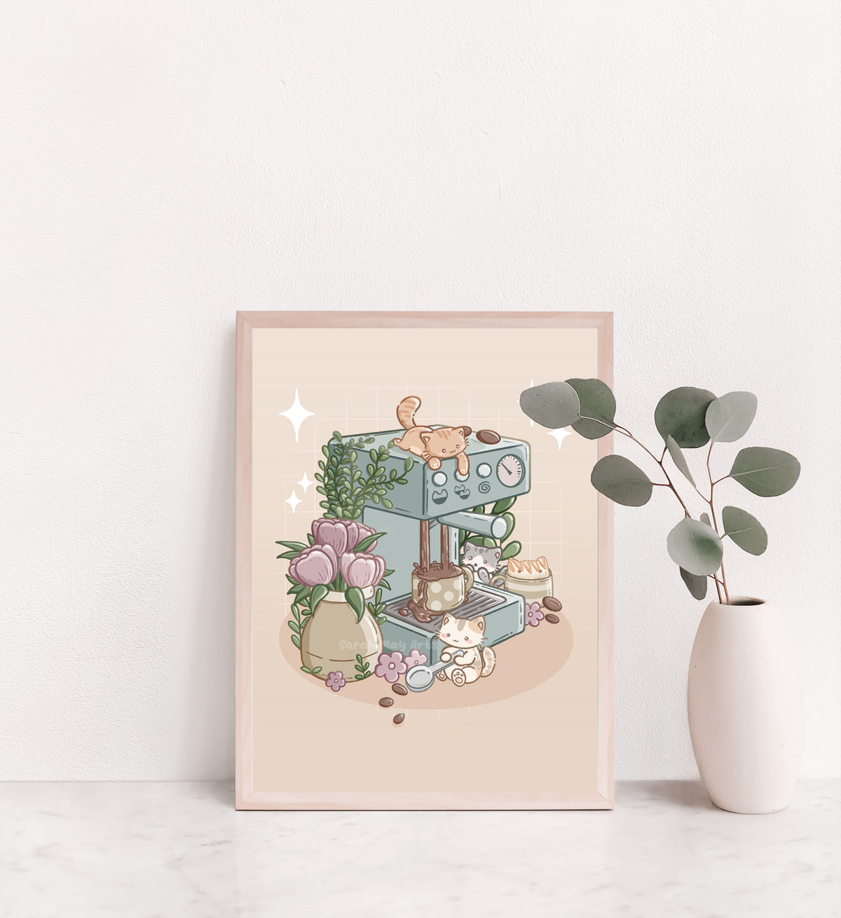 Cat Cafe Print