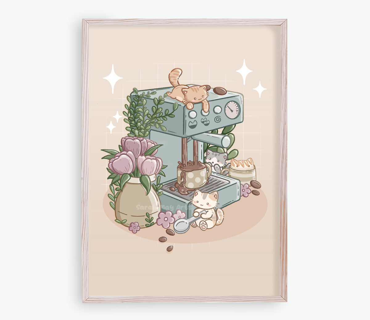 Cat Cafe Print