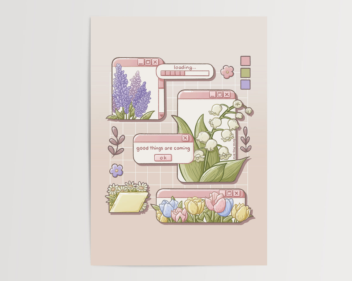 Floral Desktop Print