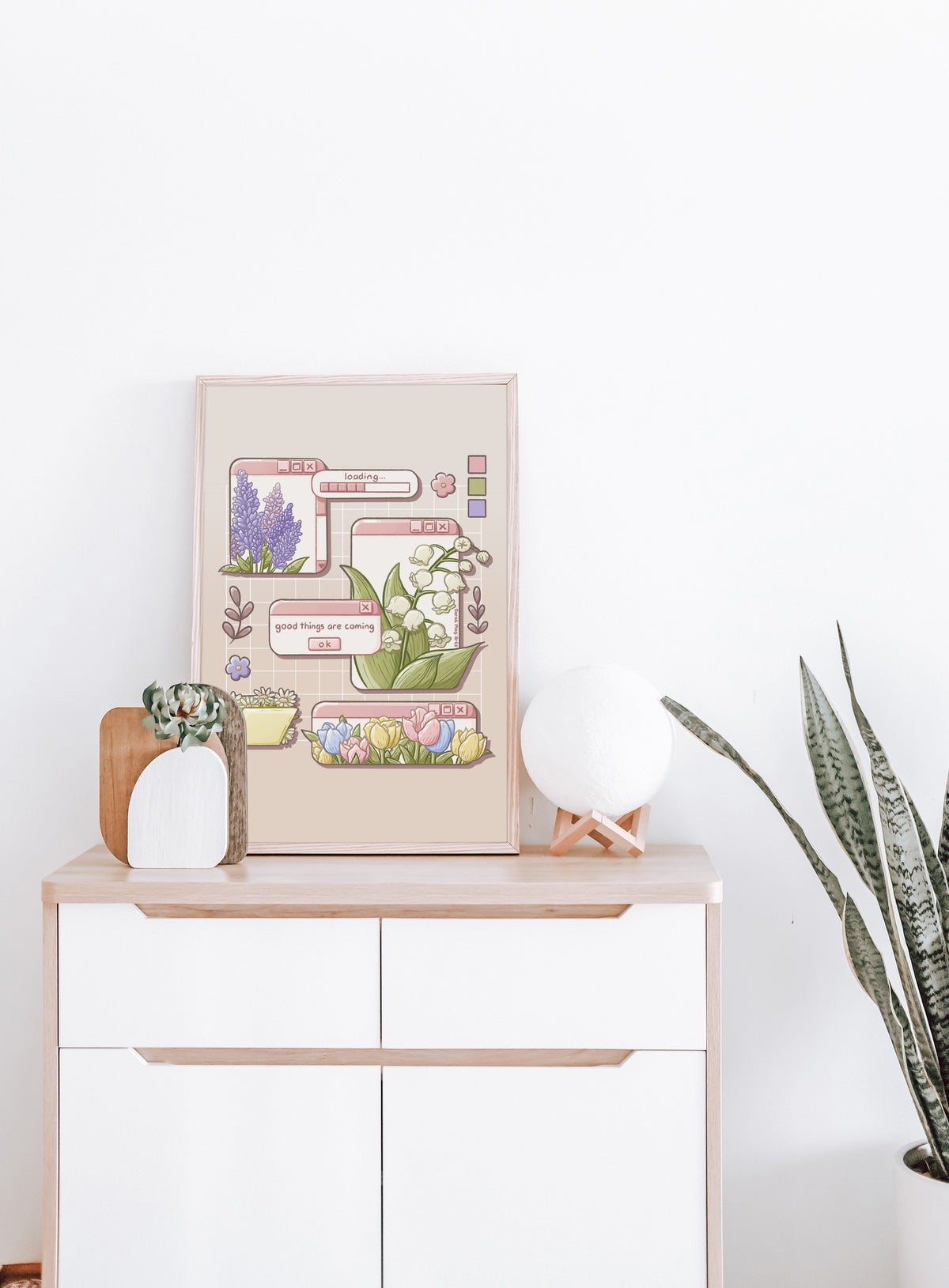 Floral Desktop Print