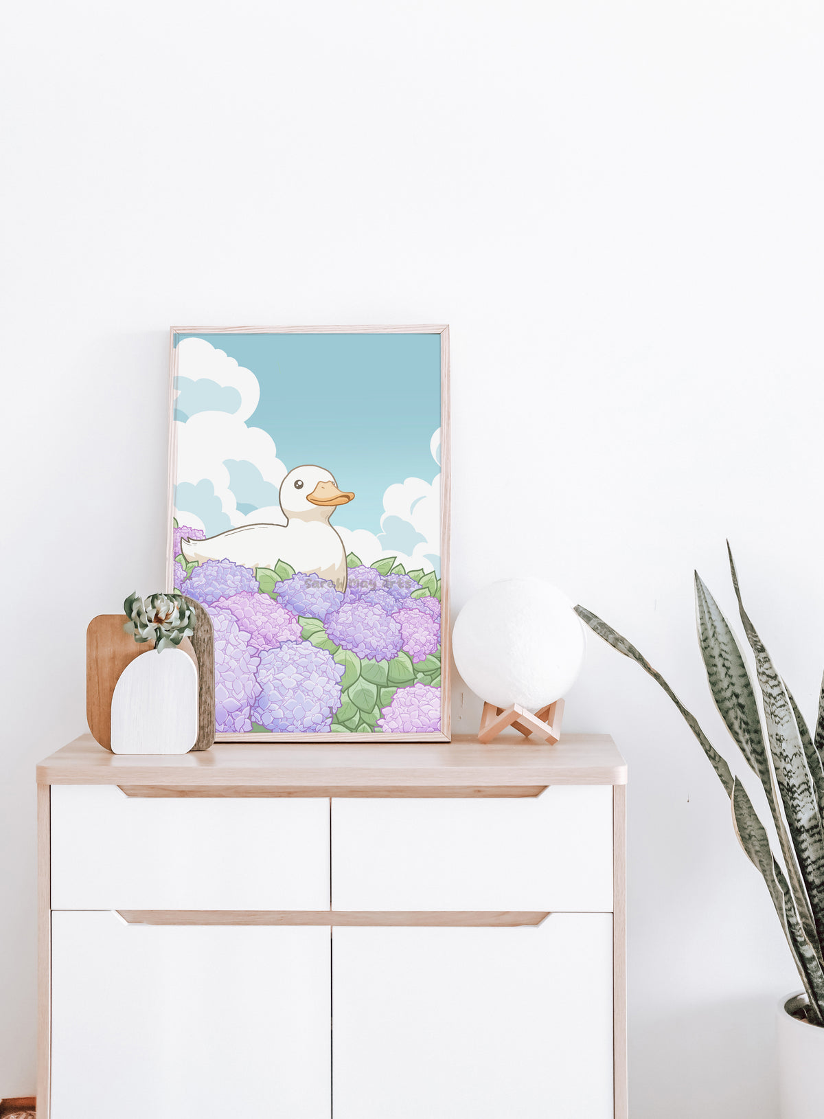 Cetakan Itik Hydrangea