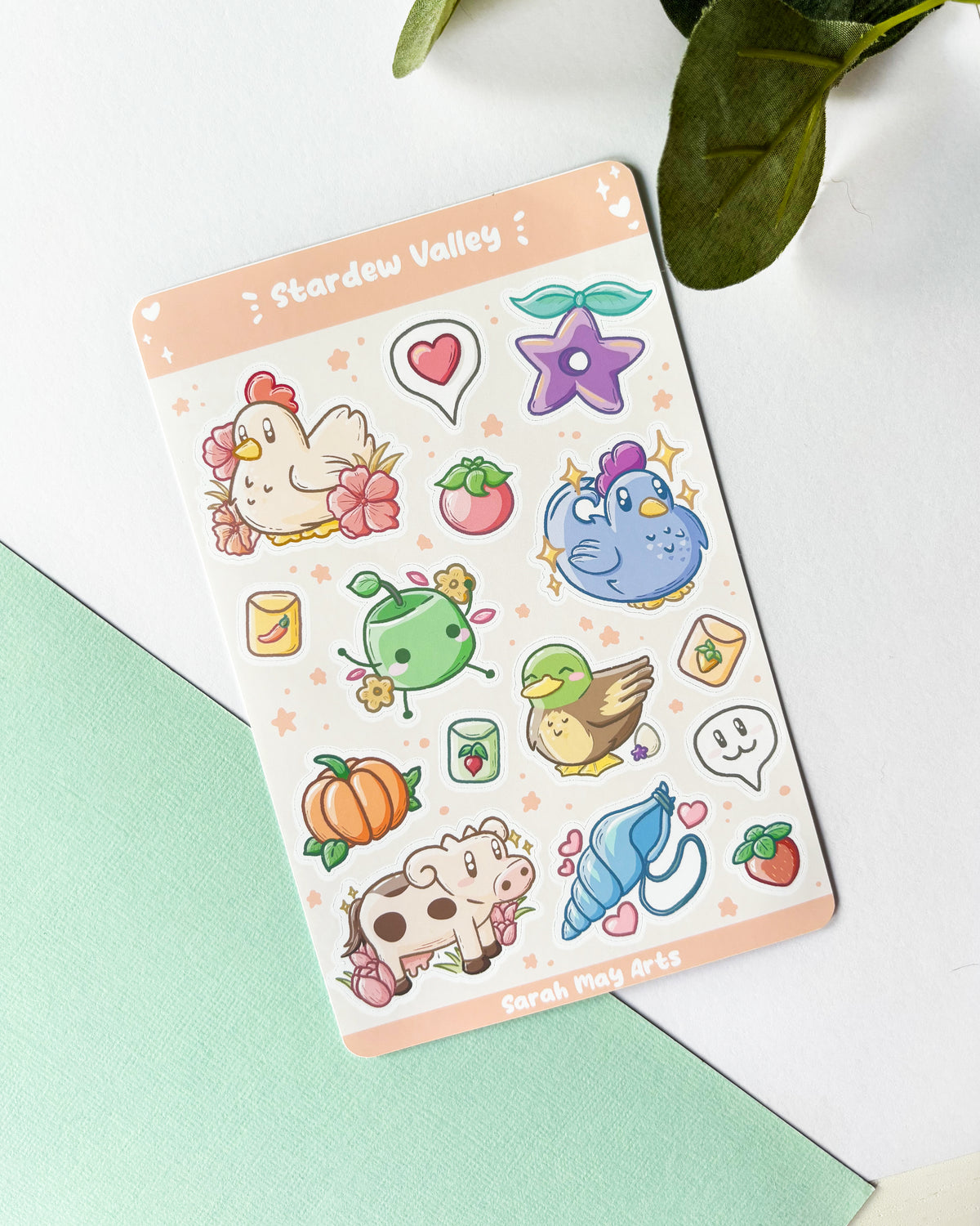 Cozy Farming Valley Sticker Sheet