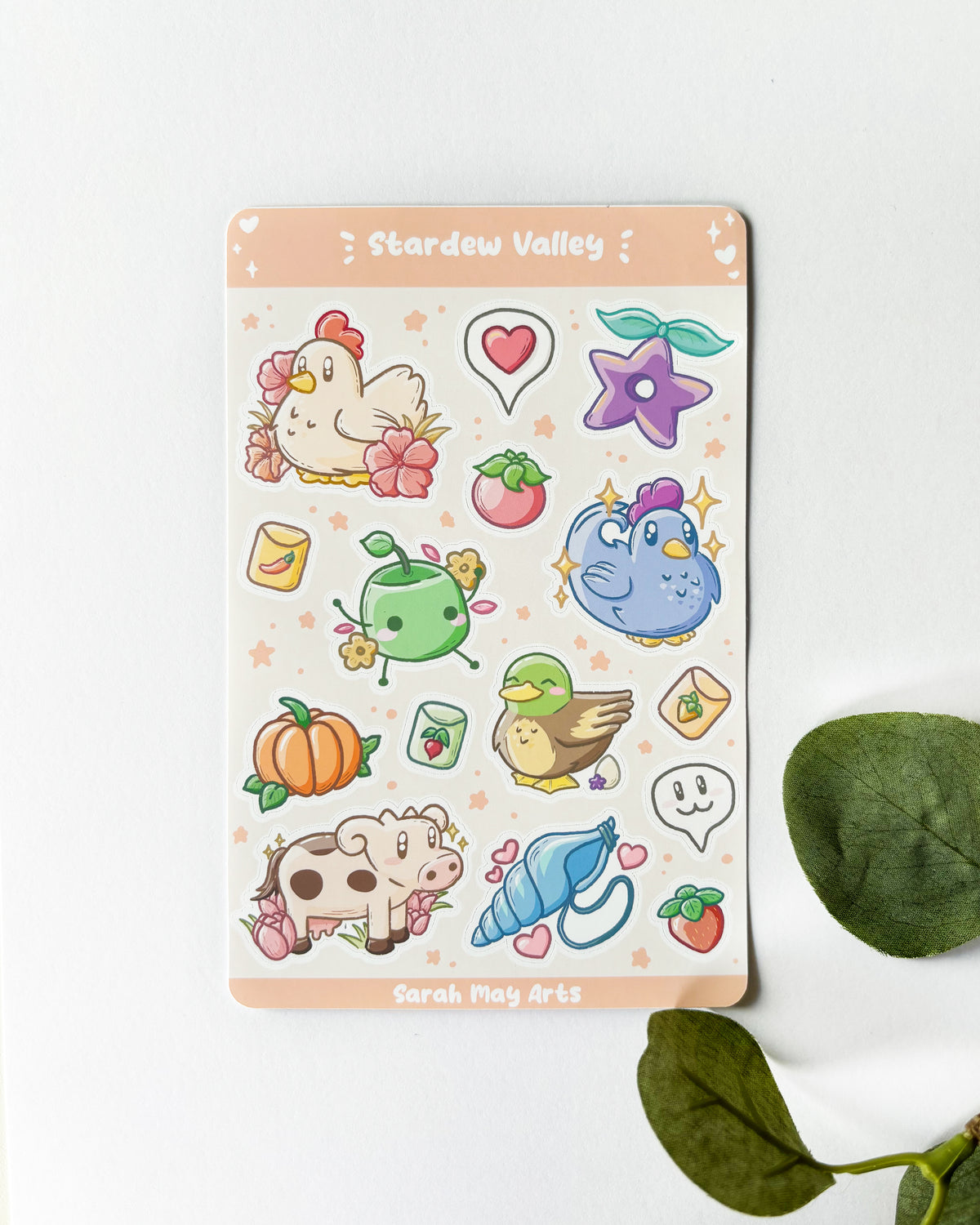 Cozy Farming Valley Sticker Sheet