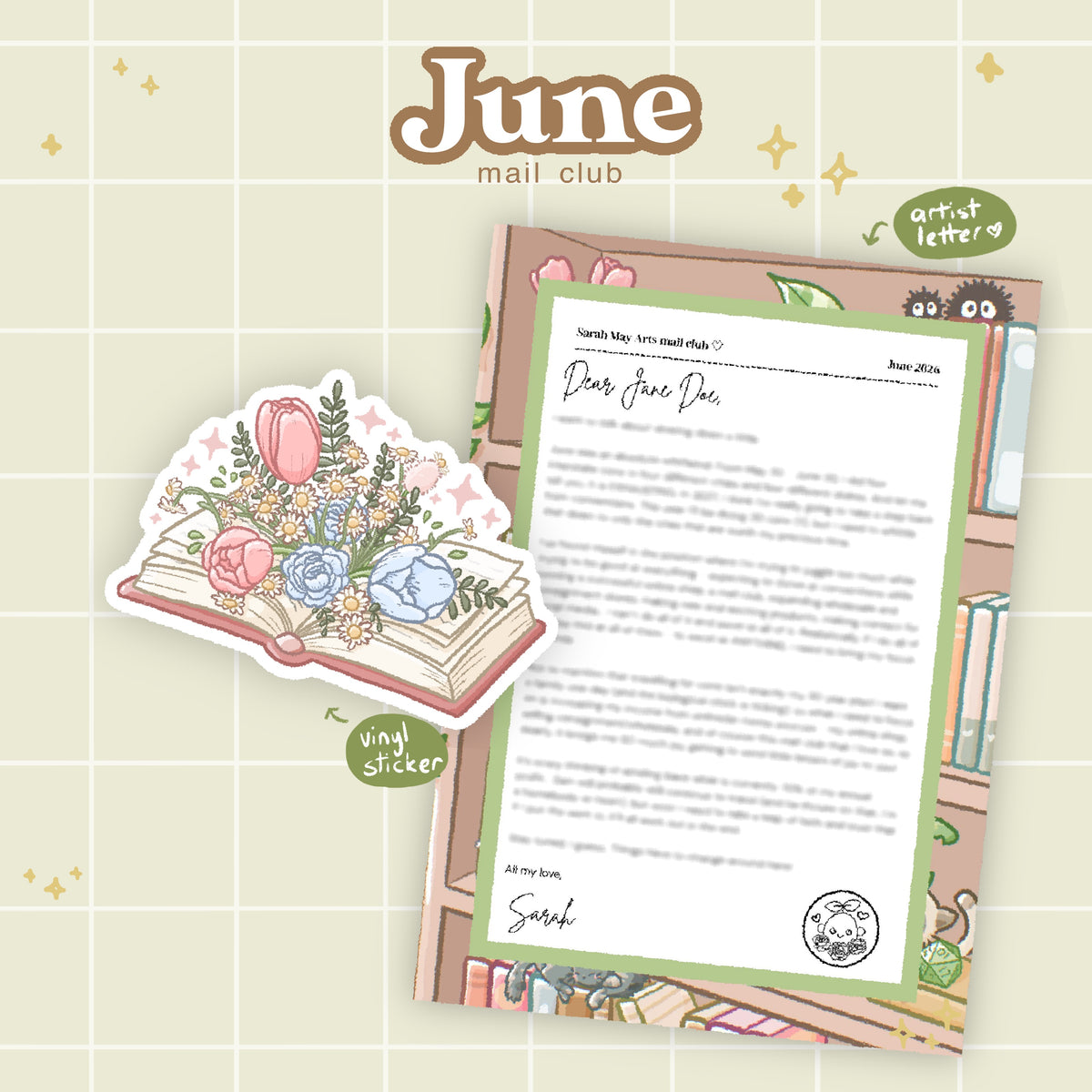 Little Sprout Club (Sticker Only) - a monthly snail mail club ♡