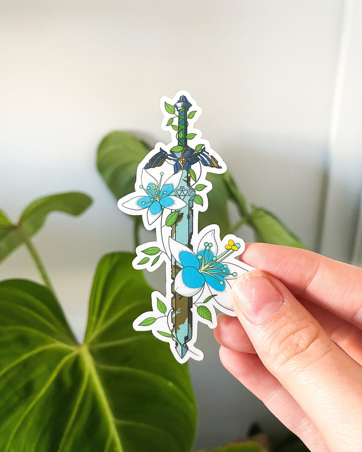 Hero's Sword Waterproof Die Cut Sticker