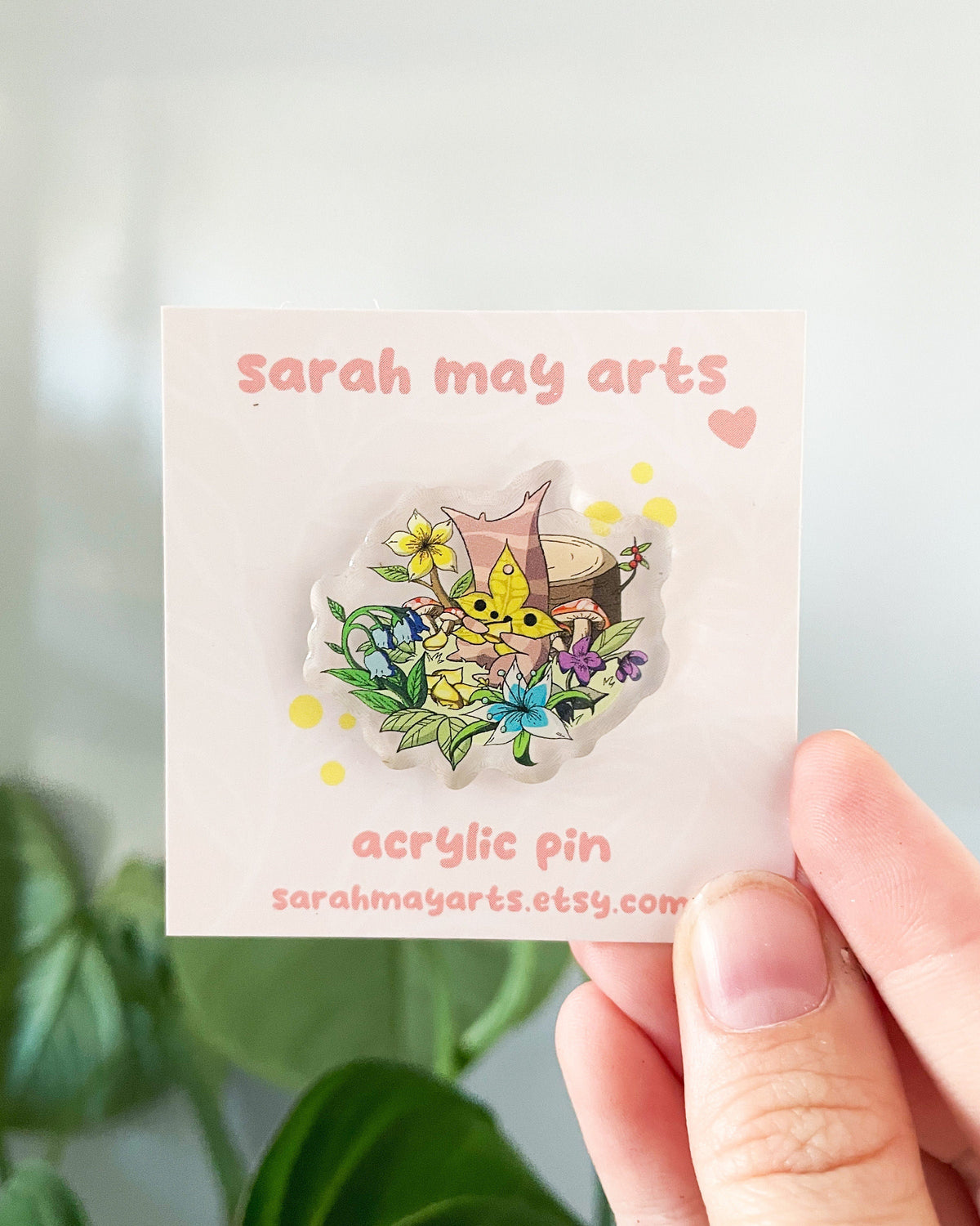 Yahaha! Garden Acrylic Pin