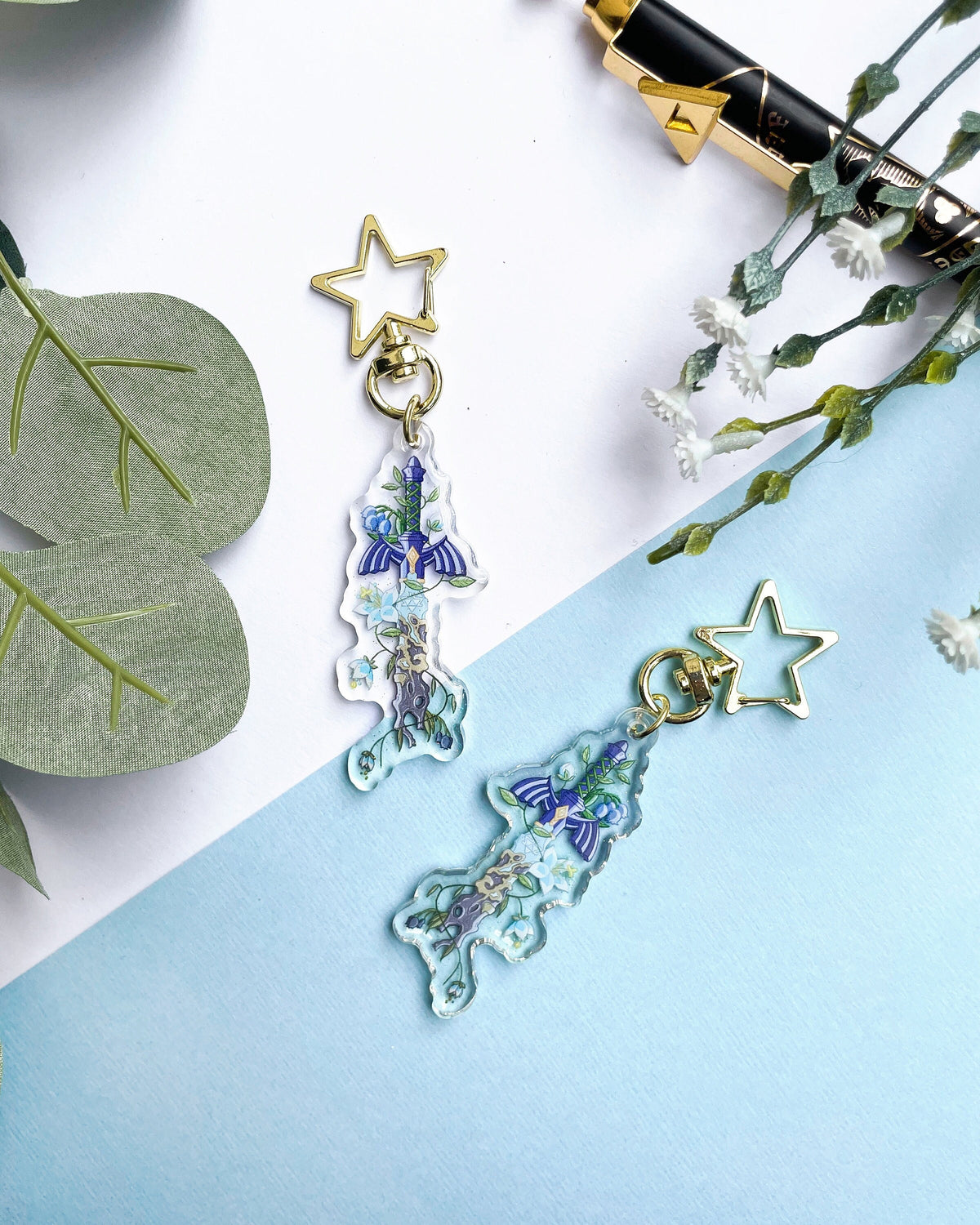 Decayed Hero's Sword Keychain
