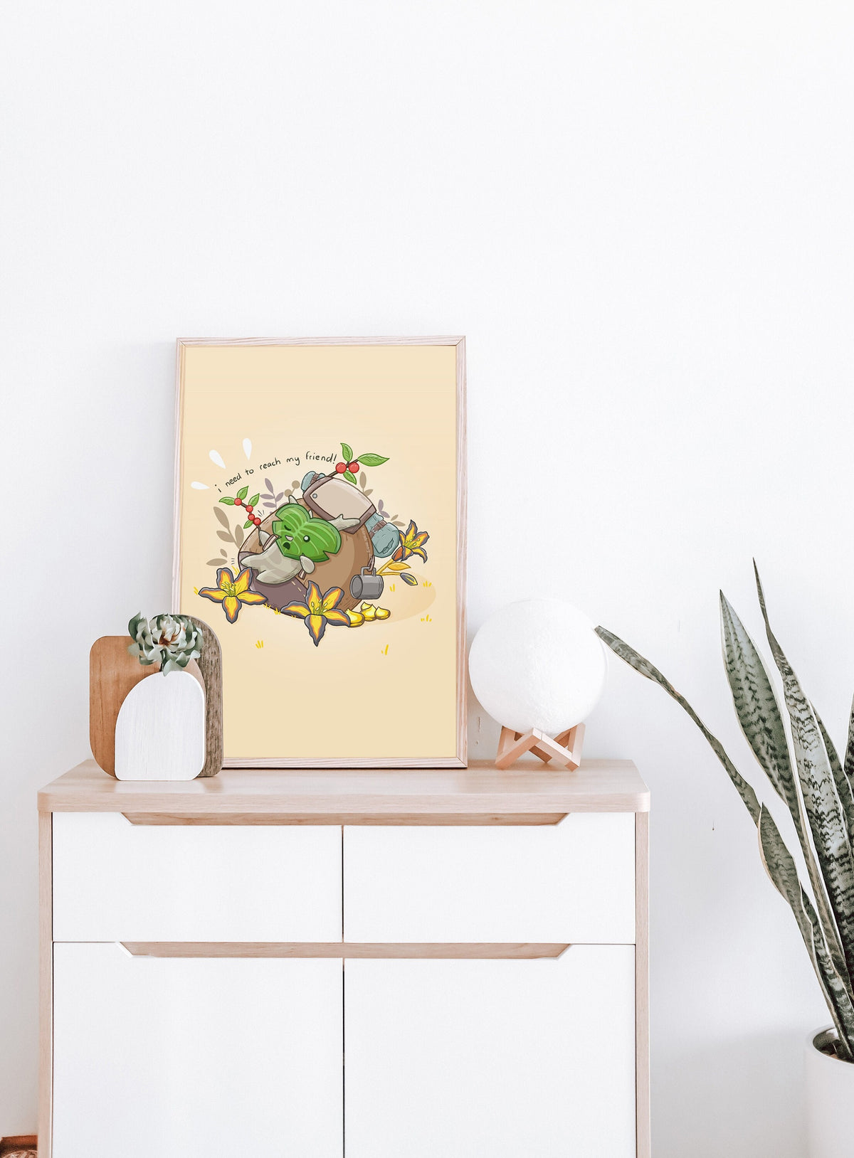 Backpacking Forest Spirit Print