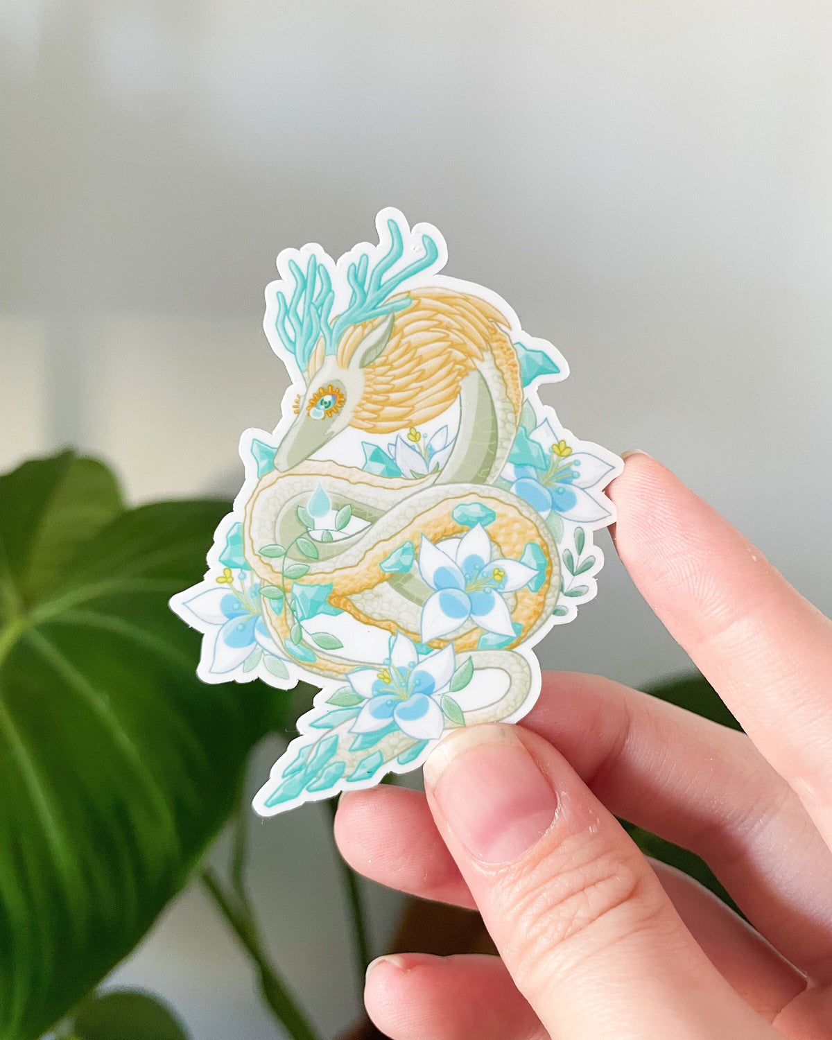 Tearful Dragon Waterproof Die Cut Sticker