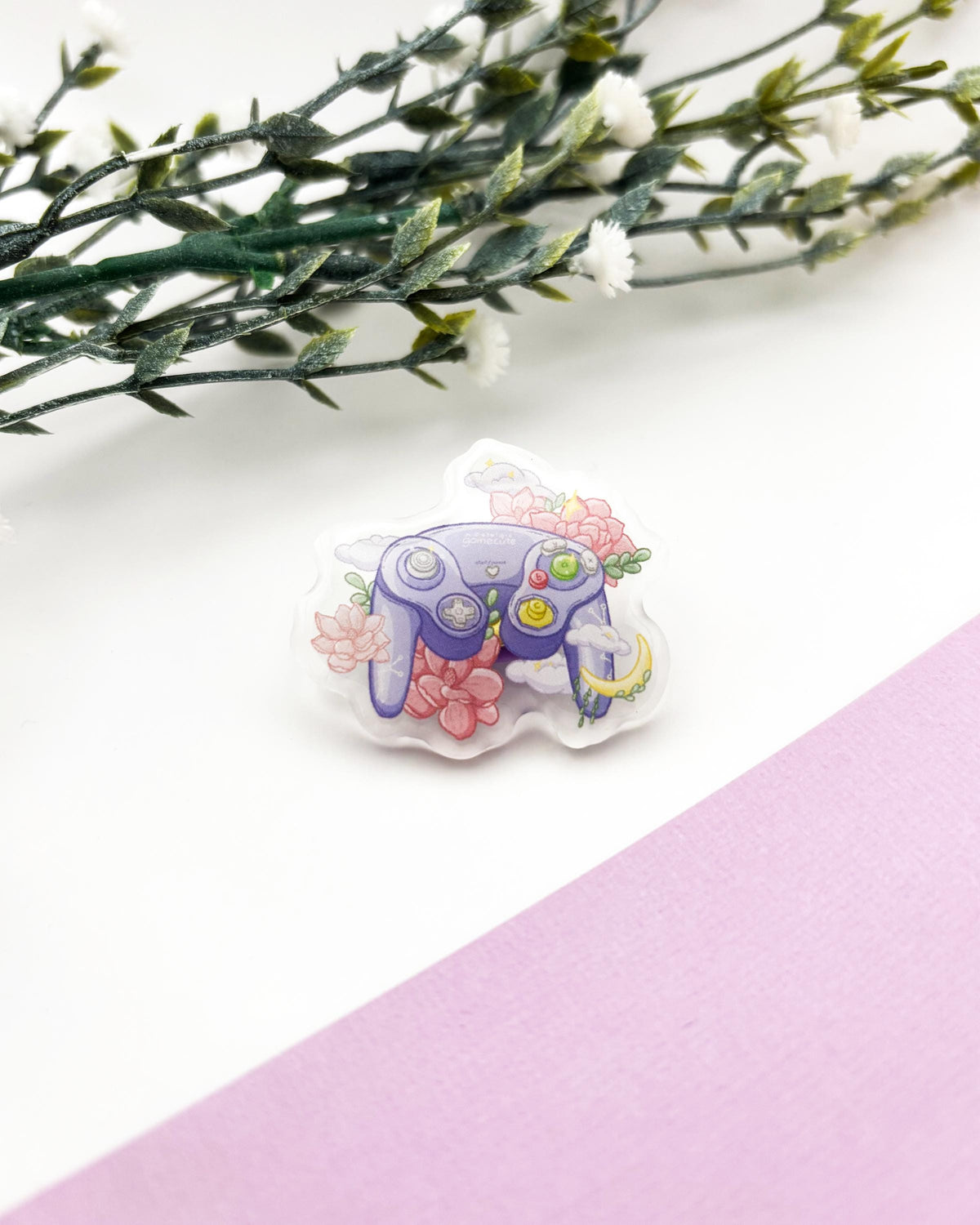 Cube Controller Acrylic Pin