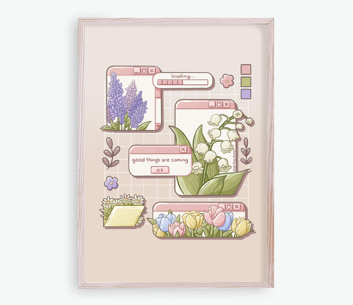 Floral Desktop Print