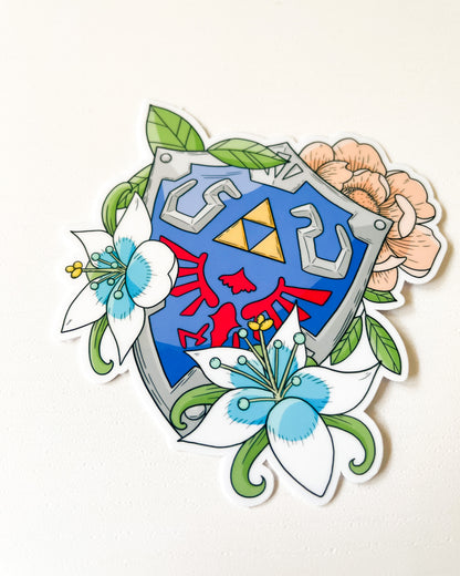 Hero's Shield Waterproof Die Cut Sticker