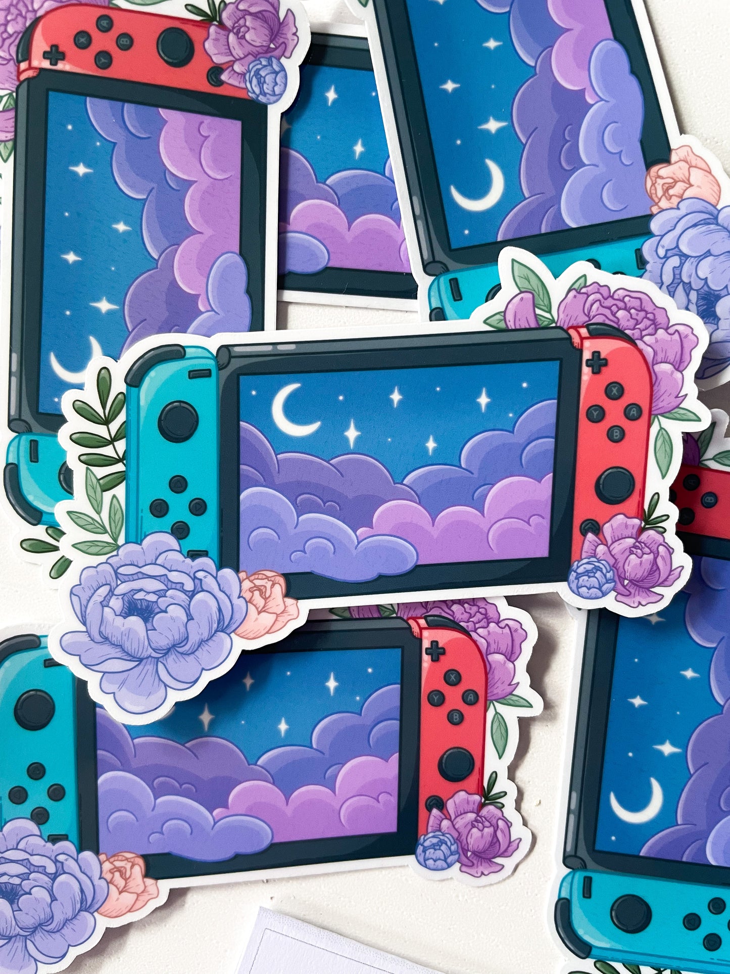 Handheld Console Waterproof Die Cut Sticker