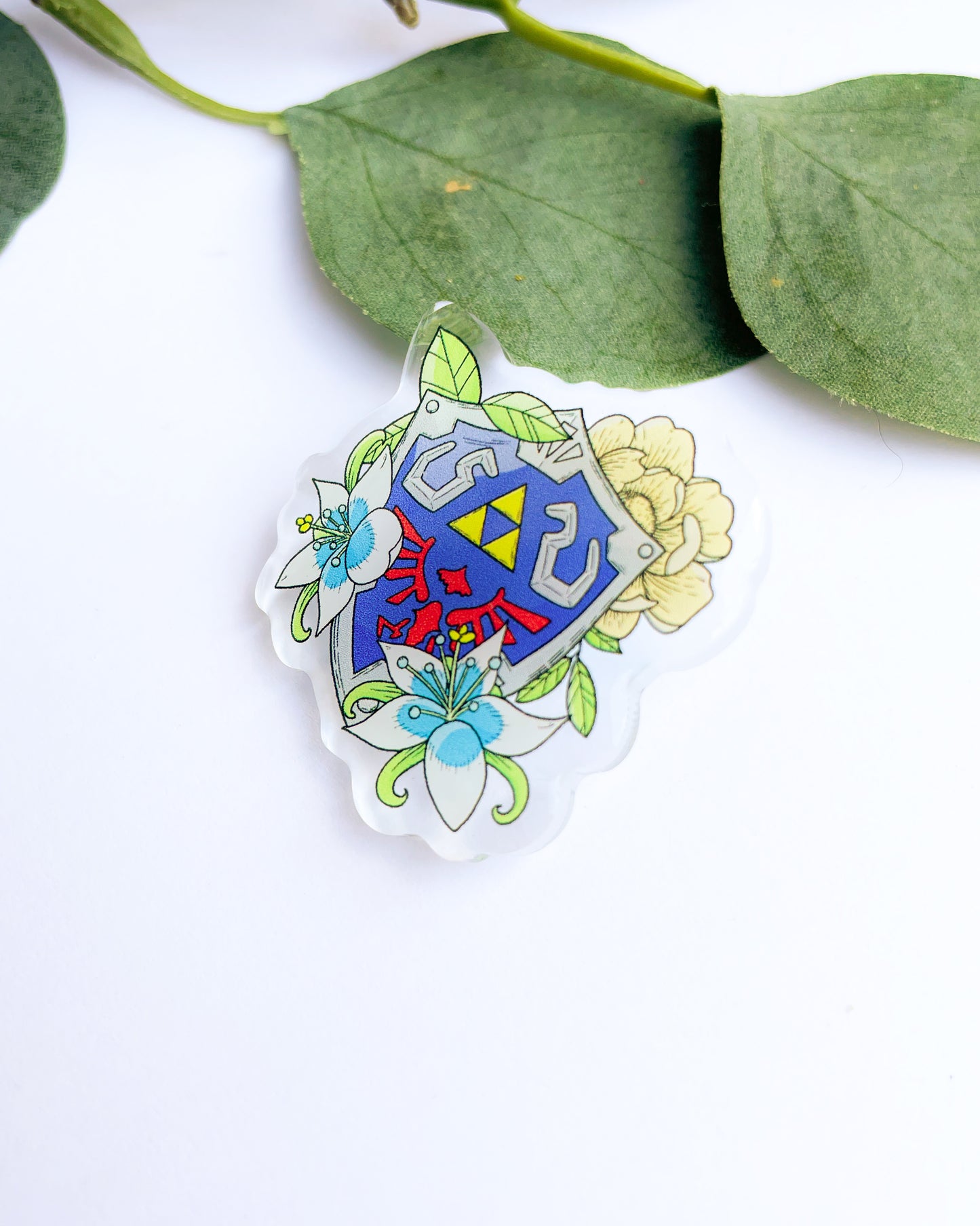 Hero's Shield Acrylic Pin
