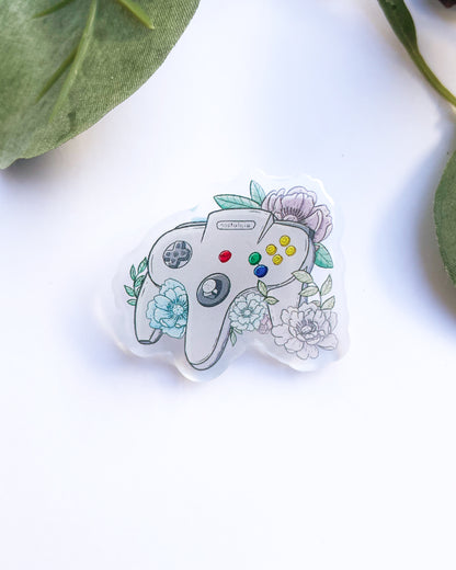 Three-Pronged Controller Acrylic Pin