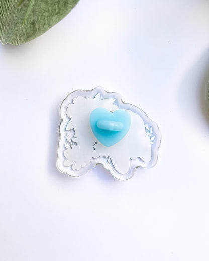 Three-Pronged Controller Acrylic Pin